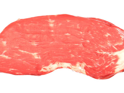 Rauw vleesbiefstuk 02 3D Model