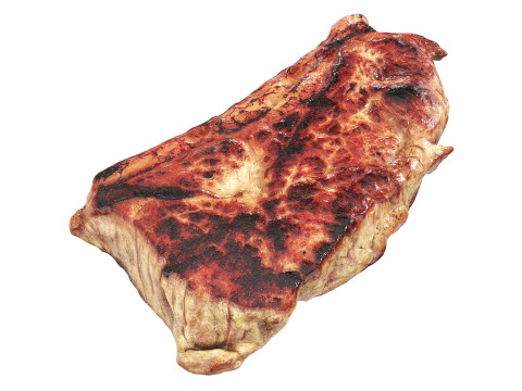 Roasted meat steak 01 3D 모델