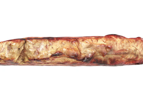 Roasted meat steak 01 3D Model