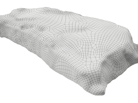 Roasted meat steak 01 3D Model
