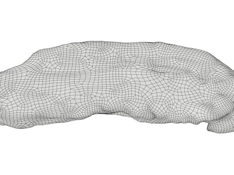 Roasted meat steak 02 3D Model