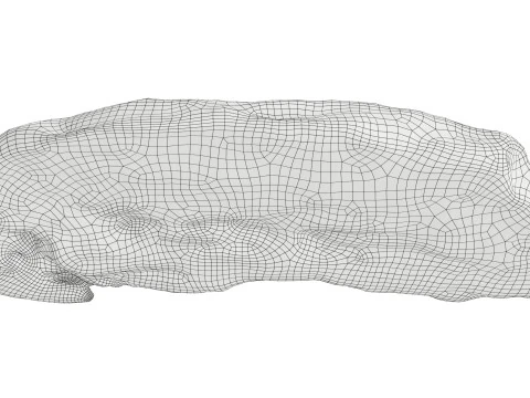Roasted meat steak 02 3D Model