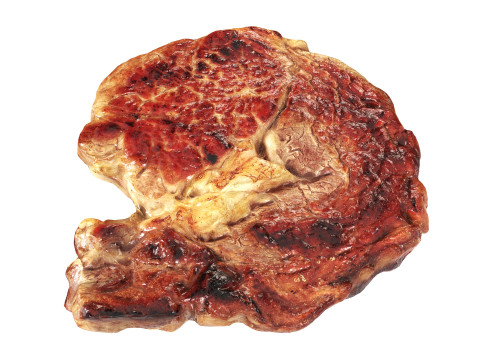 Roasted meat steak 03 3D Model