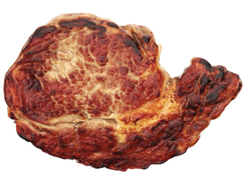 Roasted meat steak 03 3D Model
