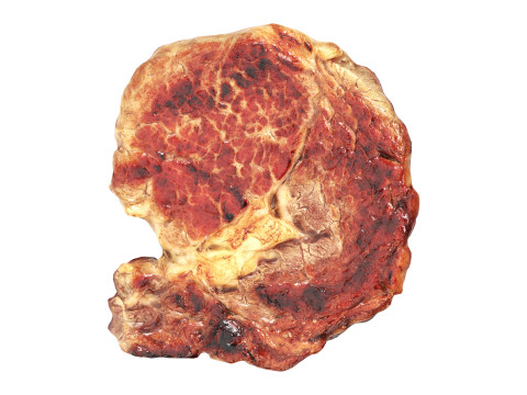 Roasted meat steak 03 3D Model