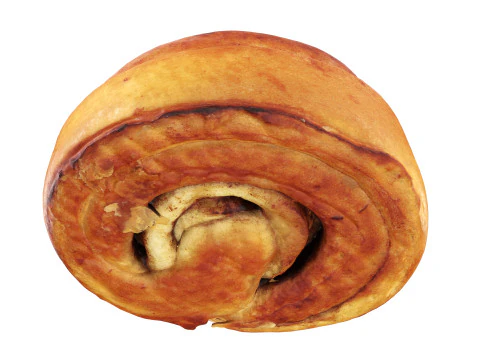 Sweet roll with cinnamon 3D Model