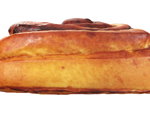 Sweet roll with cinnamon Modelo 3D