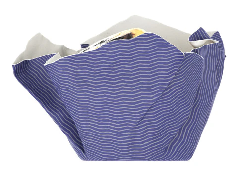 Wrapped blueberry muffin 3D Model