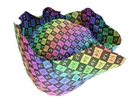 Wrapped blueberry muffin Modelo 3D