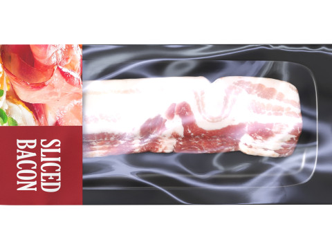 Bacon slices in packaging Modelo 3D