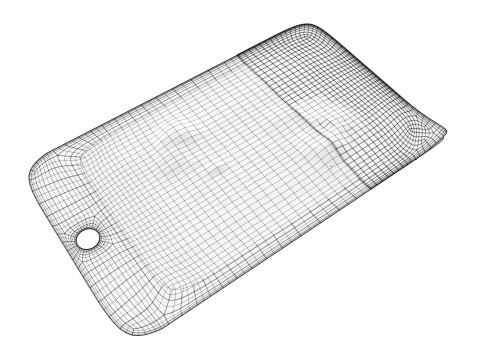 Chicken cutlets in breadcrumbs with packaging 3D 모델