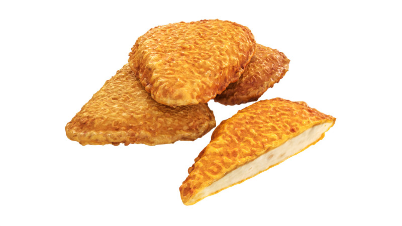 Chicken cutlets with cut in crispy breadcrumbs Model 3D .c4d .max .obj .3ds .fbx .stl .blend 