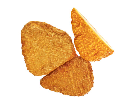 Chicken cutlets with cut in crispy breadcrumbs Model 3D