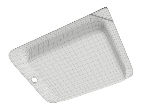 Chicken tender in breadcrumbs with packaging 3Dモデル