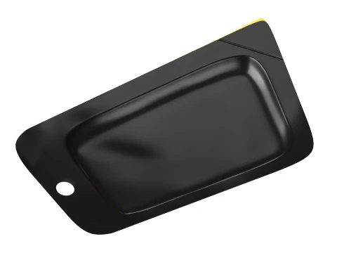 Fatias de presunto com embalagem Modelo 3D