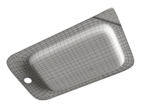 Ham slices with packaging Modèle 3D