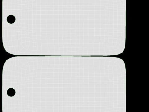 Fatias de presunto com embalagem Modelo 3D