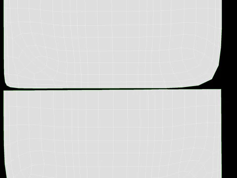 Fatias de presunto com embalagem Modelo 3D