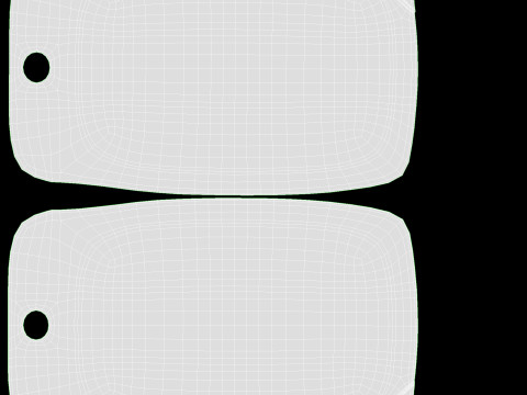 Ham slices with packaging Modèle 3D