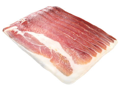 Pork leg Jamon slices with packaging Modello 3D