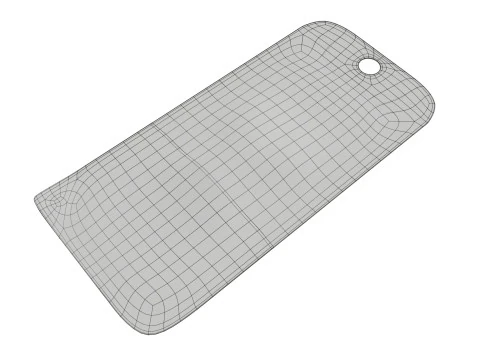 살라미 밀라노 슬라이스(포장 포함) 3D 모델