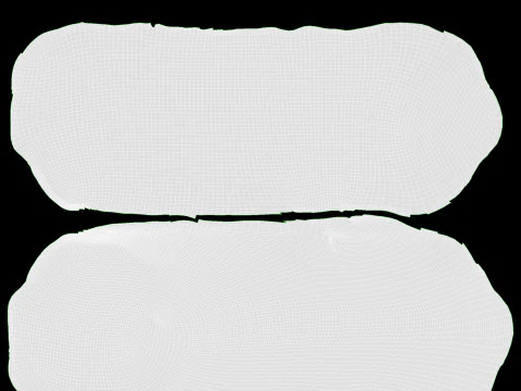 살라미 밀라노 슬라이스(포장 포함) 3D 모델