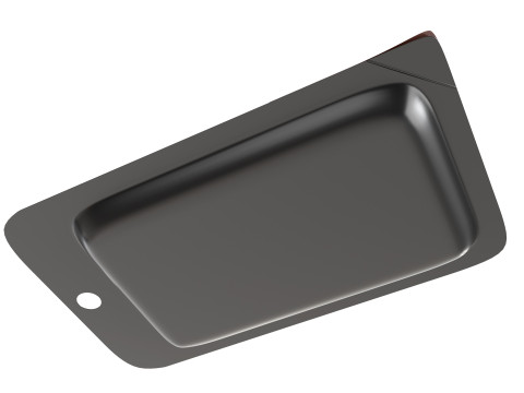 Sliced ham with packaging 02 Model 3D