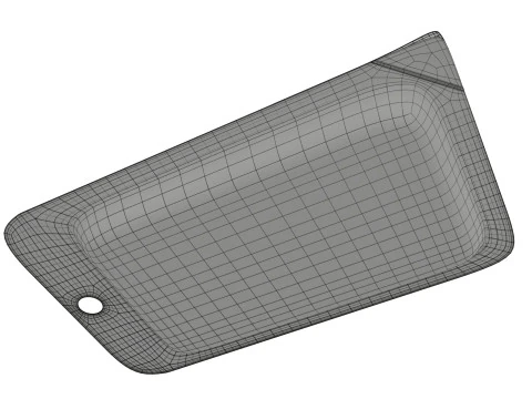 Prosciutto affettato con confezione 02 Modello 3D