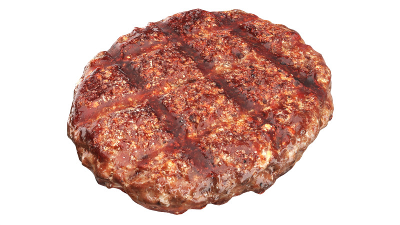 Beef cutlet roasted 3D 模型 .c4d .max .obj .3ds .fbx .stl .blend 