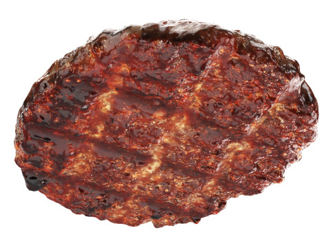Beef cutlet roasted 3D 模型