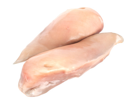 Chicken fillet raw in packaging 3D Model