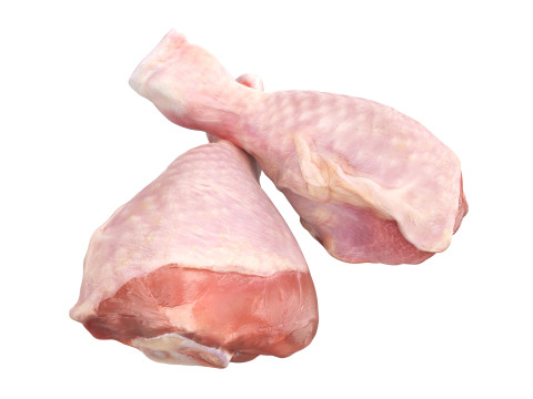 Chicken leg drumstick raw 3D 模型