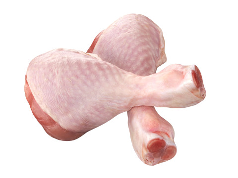 Chicken leg drumstick raw 3D 模型