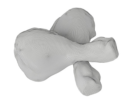 Chicken leg drumstick raw 3D 模型