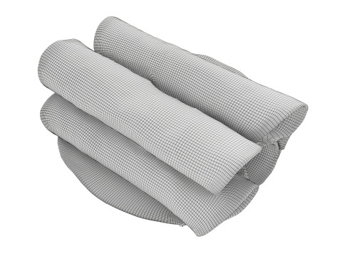 Danish Salami rolled 3D Модель