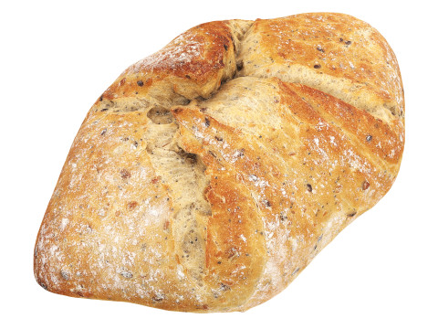 Loaf of artisanal white bread 3D Модель