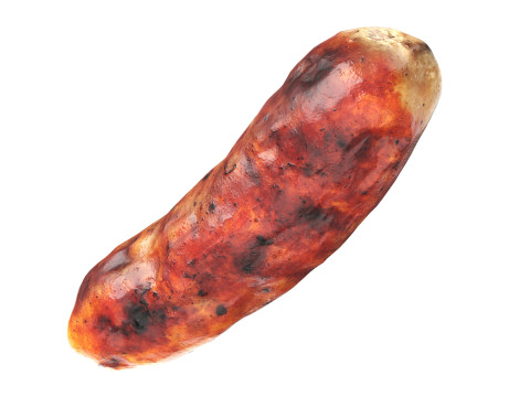 Pork sausage roasted Modello 3D