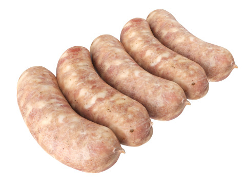 Pork sausages raw in packaging 3Dモデル