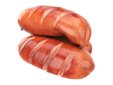 Pork smoked sausage grilled 3D Model
