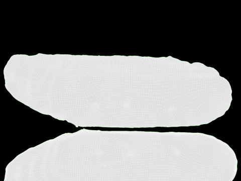 Salami sausage sliced in packaging Modello 3D
