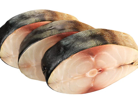 Smocked mackerel slices 3D Model