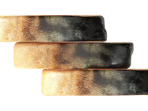 Smocked mackerel slices 3D Model