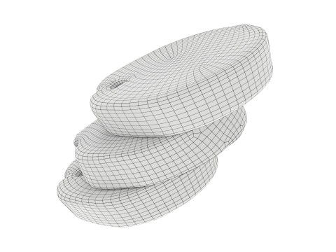 Smocked mackerel slices 3Dモデル