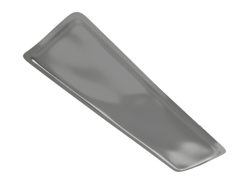 Smoked mackerel in packaging 3D Model