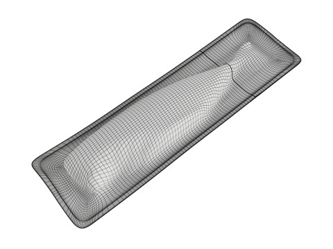 Smoked mackerel in packaging 3D Model