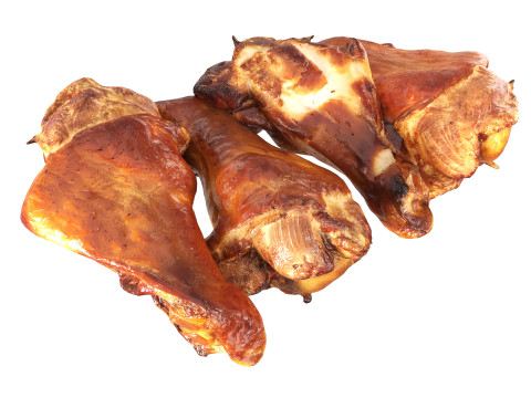 Smoked small chicken leg in packaging 01 Modello 3D