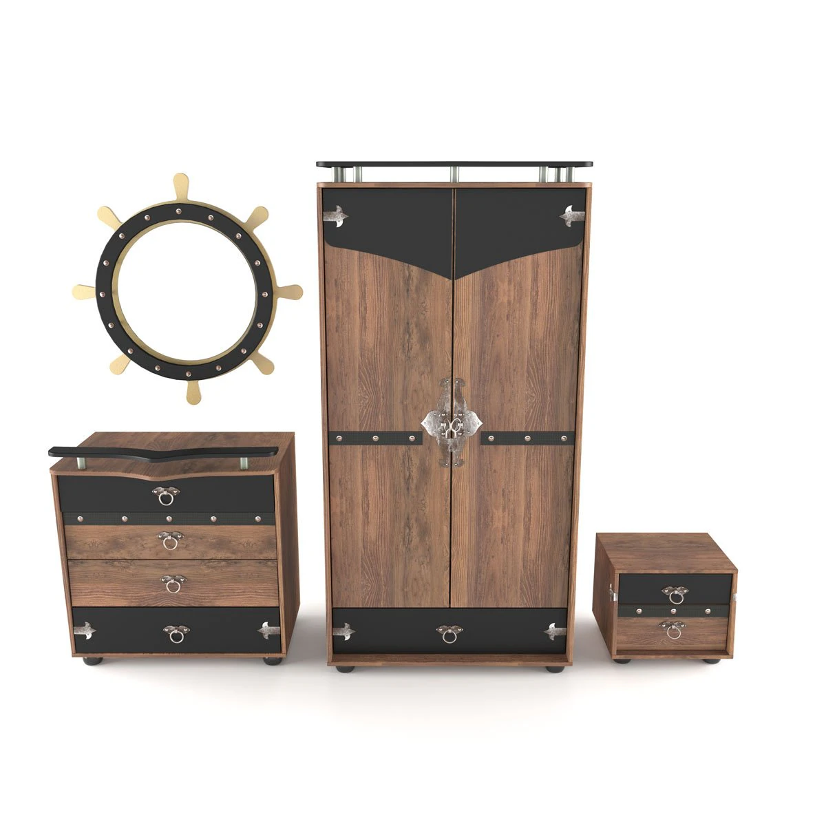 piratefurnitureforkidsbedroom 3D Model .c4d .max .obj .3ds .fbx .stl .blend