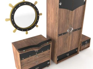 piratefurnitureforkidsbedroom 3D Model