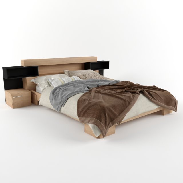 saye bed furniture porsche design 3D 모델 .c4d .max .obj .3ds .fbx .stl .blend 