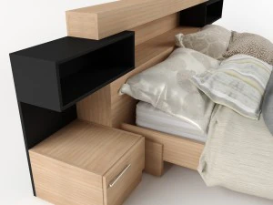 saye bed furniture porsche design 3D Model